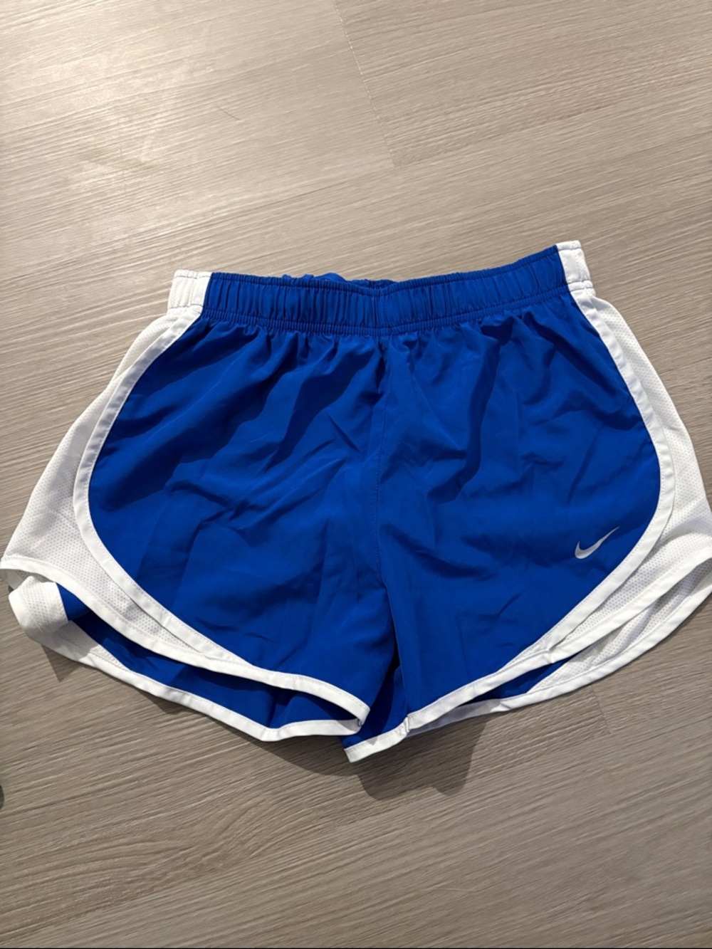 Nike Women’s Royal Blue Athletic Shorts with White Trim